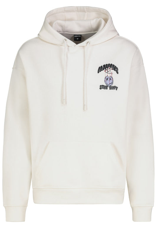 H10600BI21477N - AUTHENTIC STYLE men - Hoodie 22000 offwhite