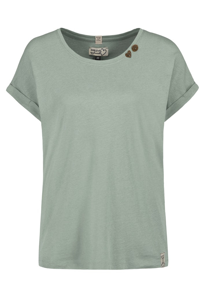 D12041M02460E3 - AUTHENTIC STYLE wmn - T-Shirt 12200 light green