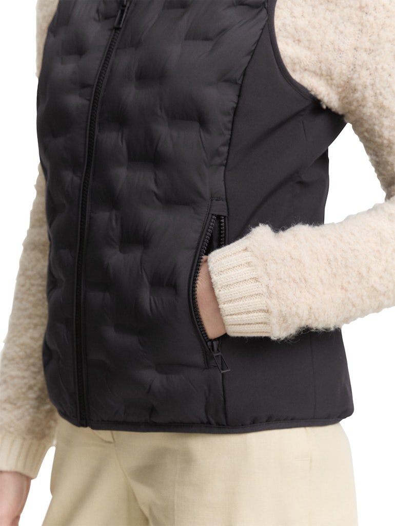 1046589 TOM TAILOR wmn - Weste mit Stehkragen | wasserabweisend