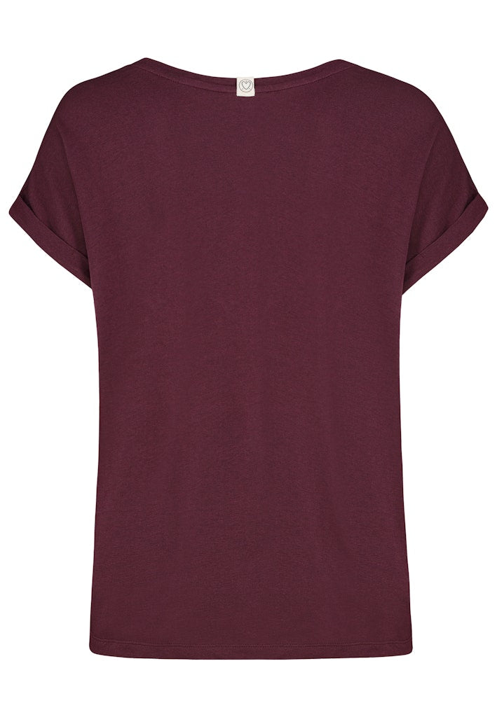 D12041AH02460F1 - AUTHENTIC STYLE wmn - T-Shirt 15400 lambrusco red