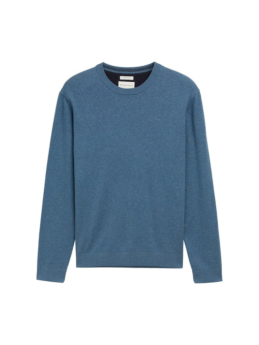 1039805 TOM TAILOR men - Basic Rundhals-Pullover