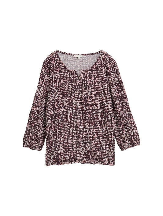 1047731 Crincle Shirt mit AlloverPrint