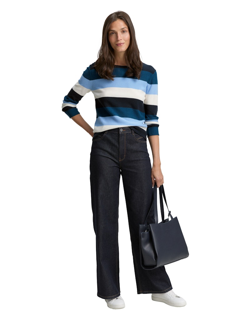 1042952 TOM TAILOR wmn - Strukturierter Streifen-Pullover