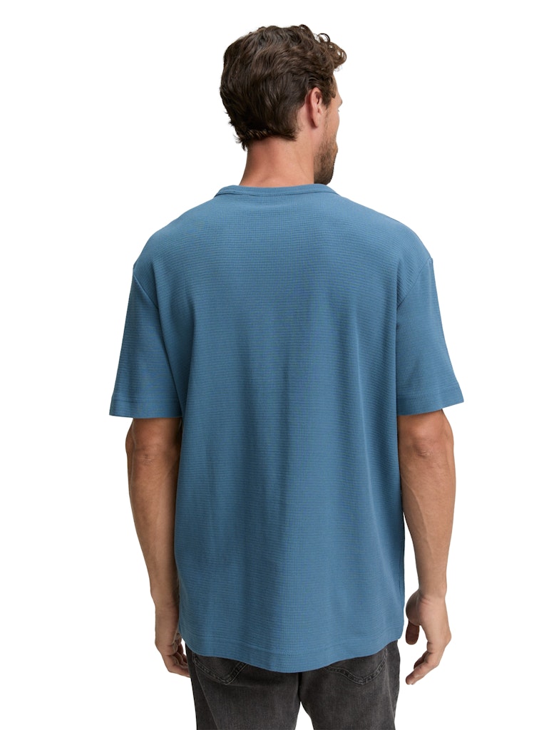 1047815 TOM TAILOR men - Strukturiertes T-Shirt
