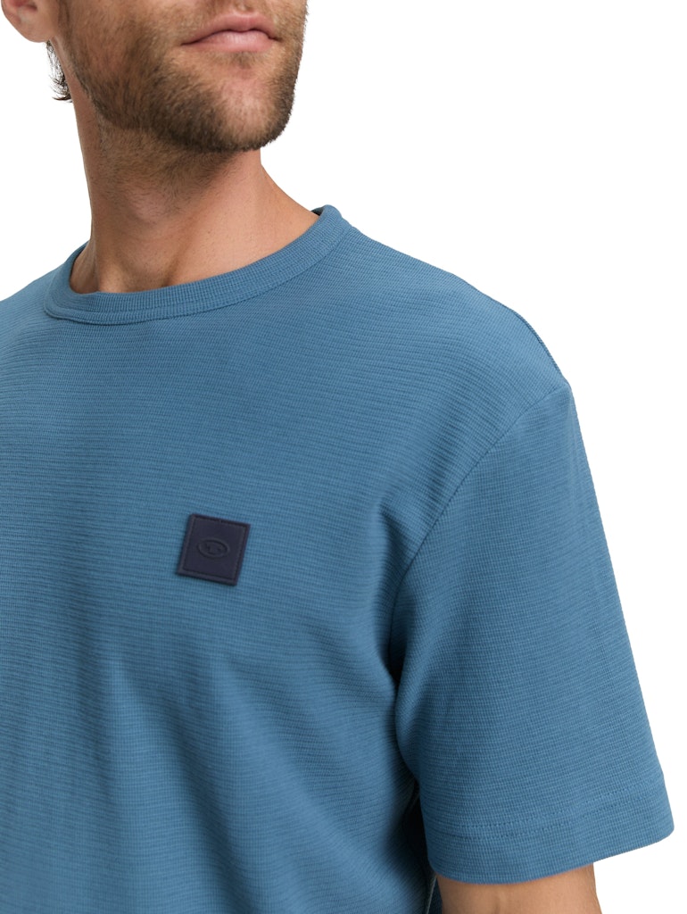 1047815 TOM TAILOR men - Strukturiertes T-Shirt