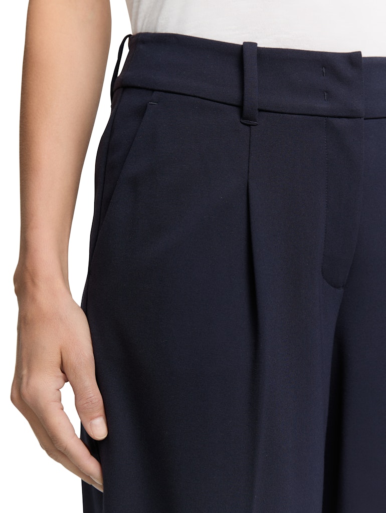 1048070 TOM TAILOR wmn - wide leg Hose 10668 navy