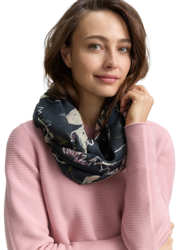 1047925 TOM TAILOR wmn - Bedruckter Loop-Schal