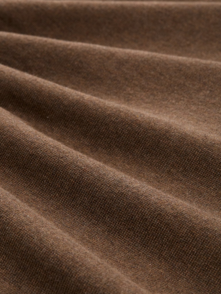 1039811 TOM TAILOR men - Pullover mit V-Ausschnitt 38678 dark taupe melange