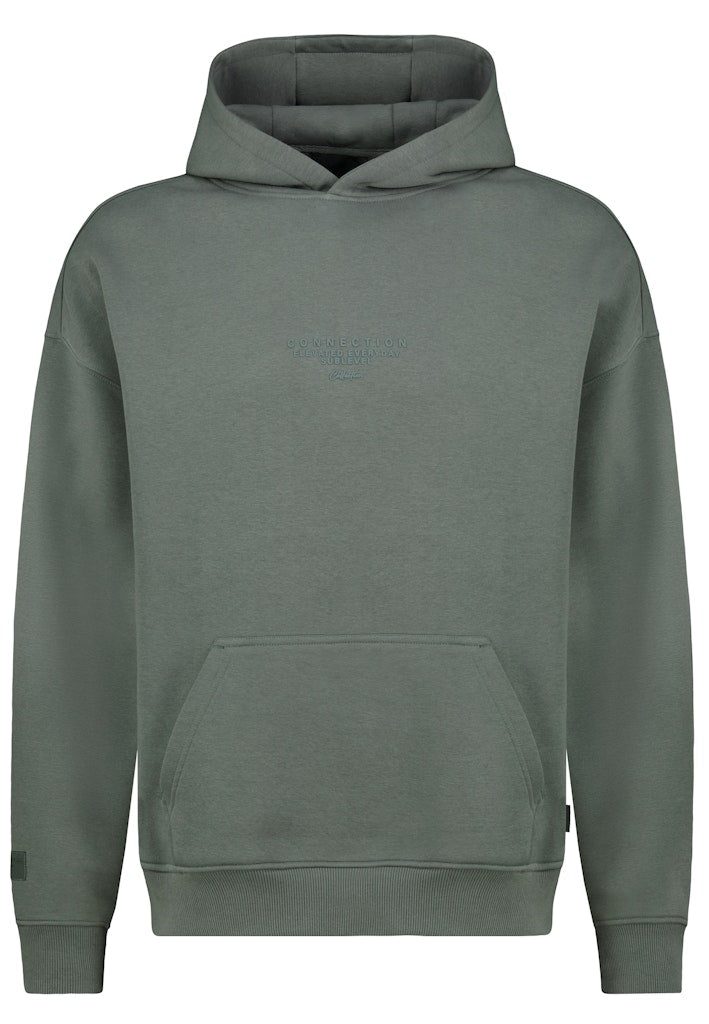 H10608BC21499B AUTHENTIC STYLE men - Hoodie 12400 pineneedle green