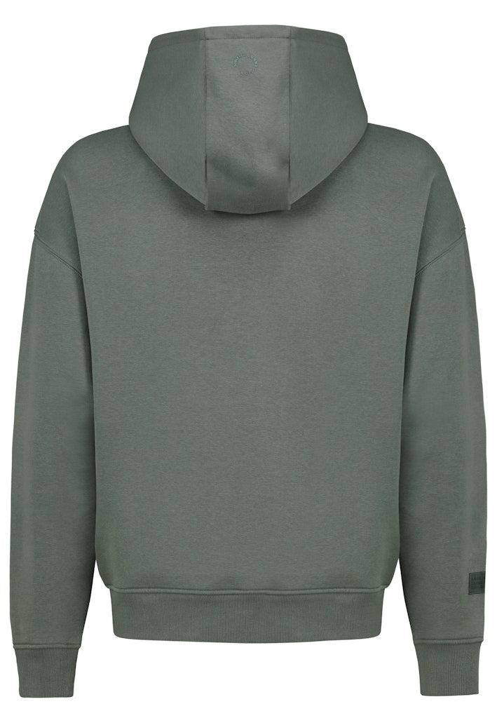 H10608BC21499B AUTHENTIC STYLE men - Hoodie 12400 pineneedle green