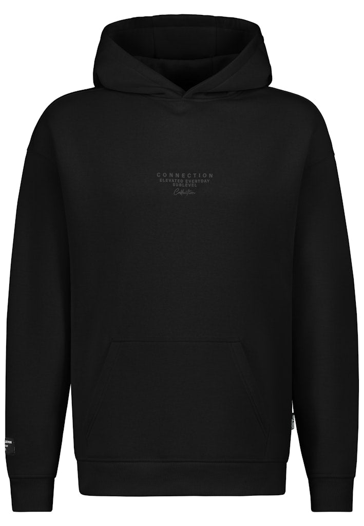H10608BC21499B AUTHENTIC STYLE men - Hoodie 24000 black