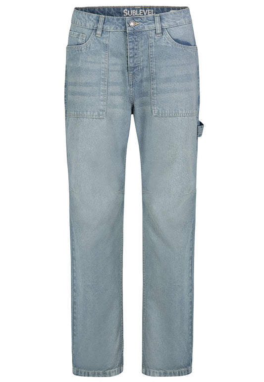 H80025BD62558M313 AUTHENTIC STYLE men - Baggypant 19300 rainy blue