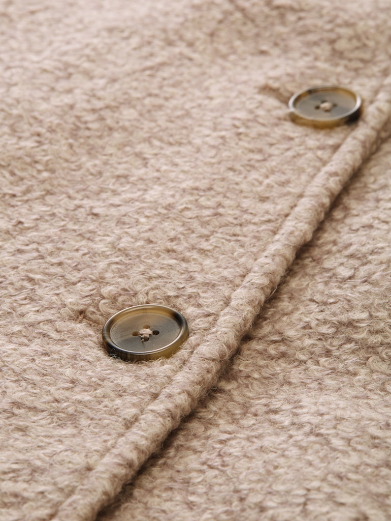 1046602 TOM TAILOR wmn - Bouclé Cape Jacke im 2-in-1-Look 38230 beige