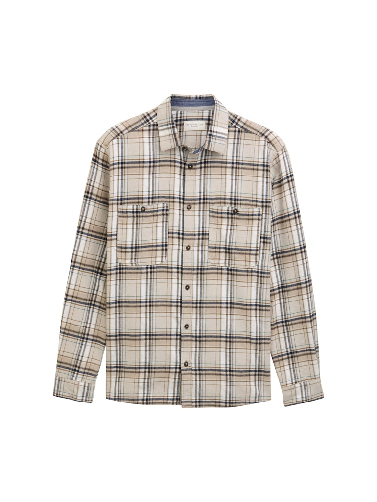 1047337 TOM TAILOR men - Flanellhemd 38517 karo