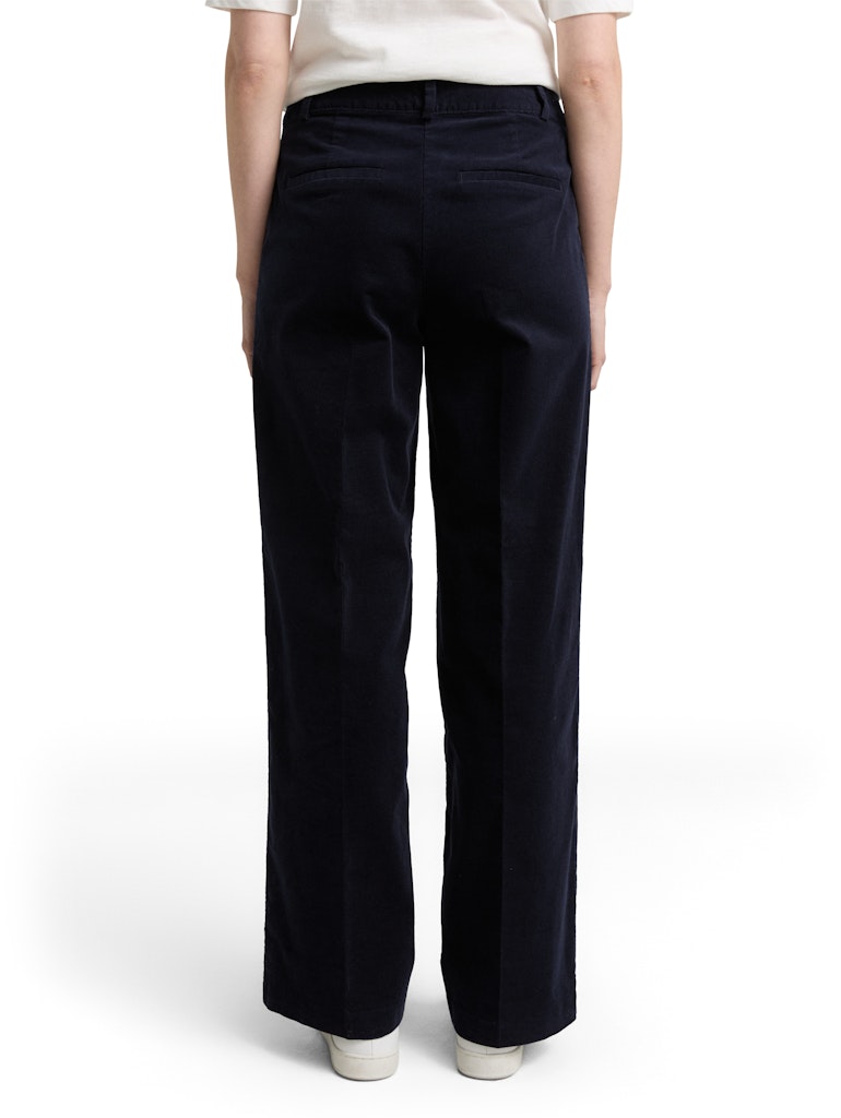 1048369 TOM TAILOR wmn - wide leg Cordhose 11019 navy
