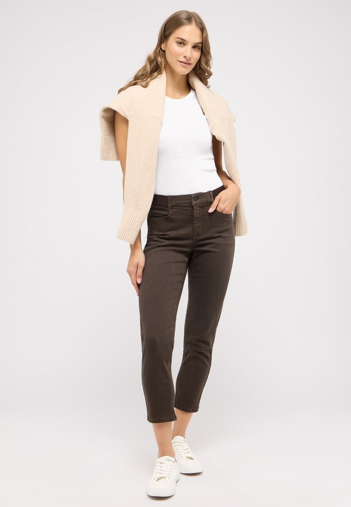 346 ORNELLA SPORTY - ANGELS Jeans 42058 chocolate used