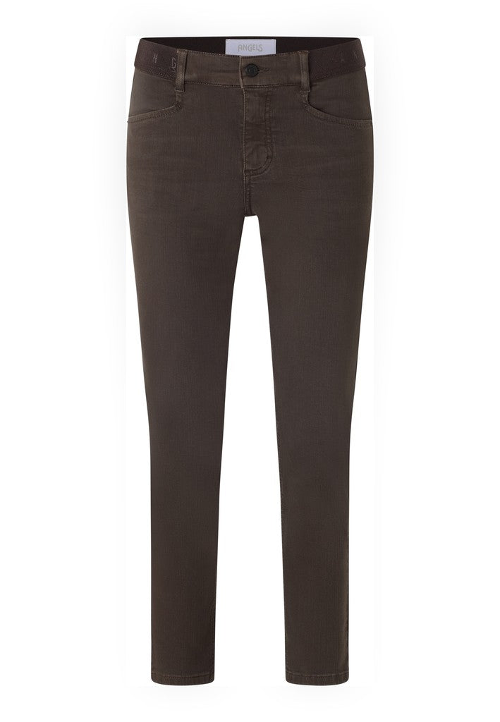 346 ORNELLA SPORTY - ANGELS Jeans 42058 chocolate used