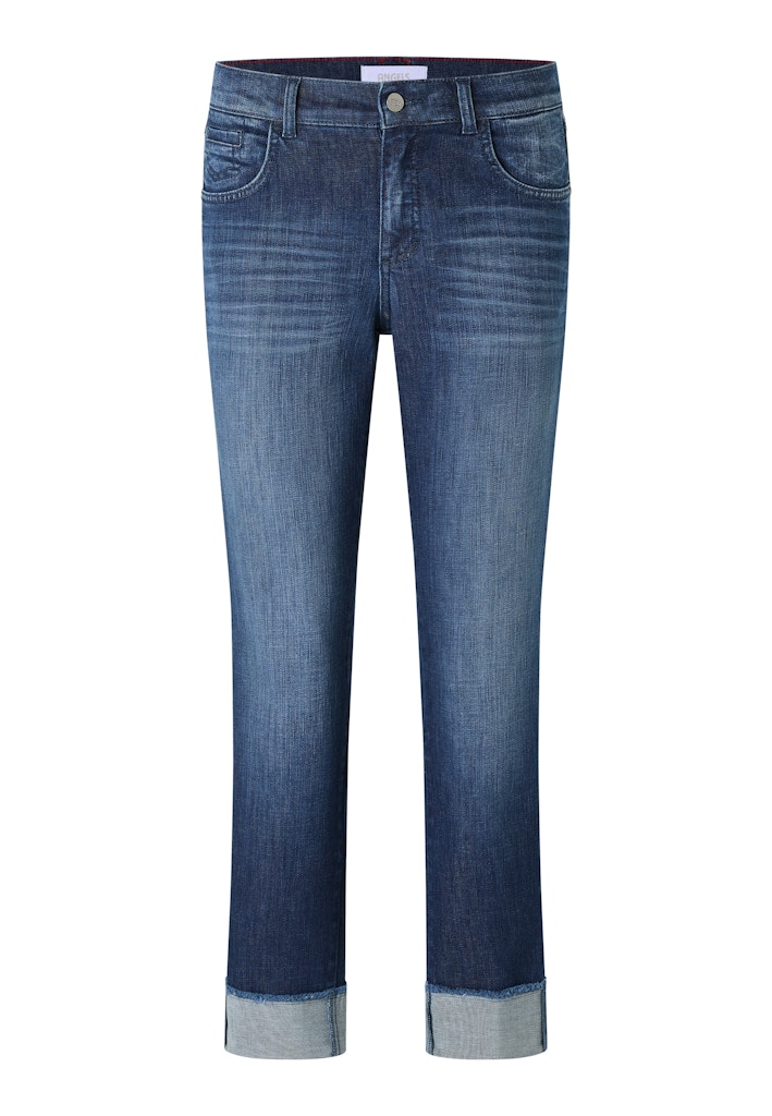 350 DARLEEN CROP TU FRINGE - ANGELS Jeans - 3258 blue used