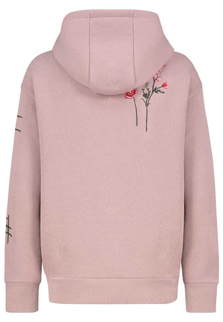 D10600BA02830A AUTHENTIC STYLE wmn - Hoodie mit Stick 13300 antique rose