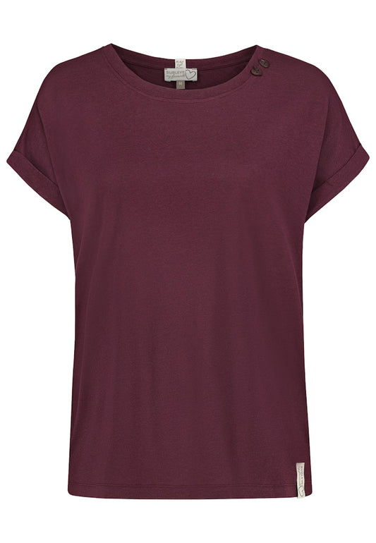 D12041M02460F1 AUTHENTIC STYLE wmn - T-Shirt 15400 lambrusco red