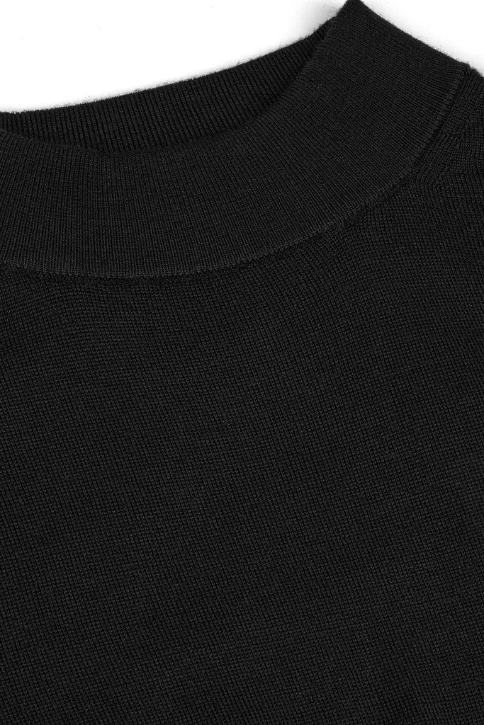 1001803 DADOR - DIGEL Stehkragenpullover aus extrafeiner Merinowolle 10 schwarz