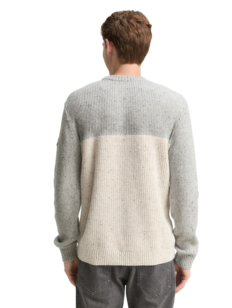 1048712 TOM TAILOR men - Strickpullover 36946 beige