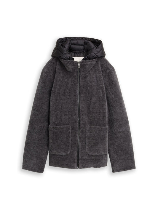 1047523 TOM TAILOR wmn - Hybridjacke 38422 anthrazit