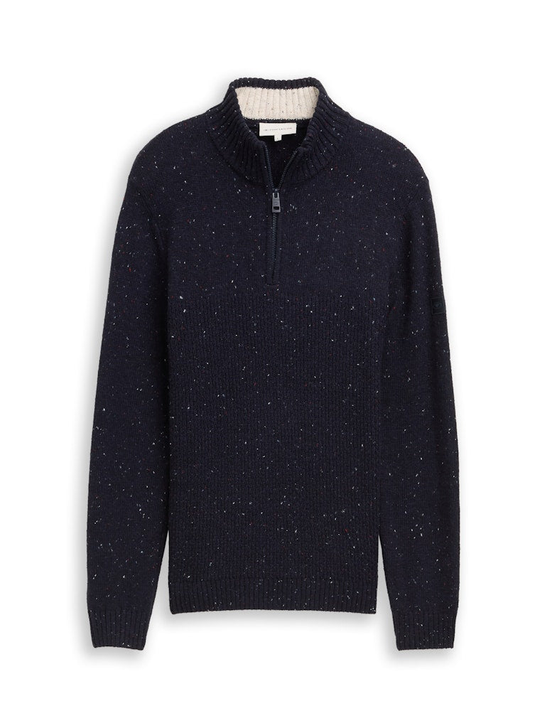 1048713 TOM TAILOR men - Strickpullover 36942 dunkelblau