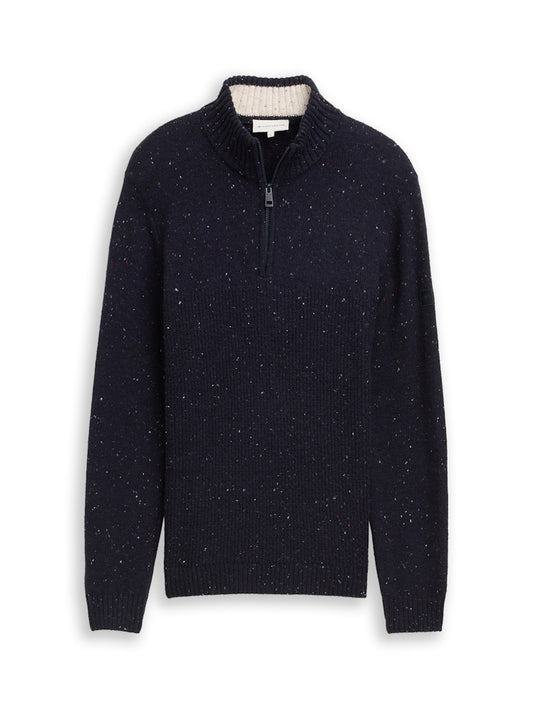 1048713 TOM TAILOR men - Strickpullover 36942 dunkelblau