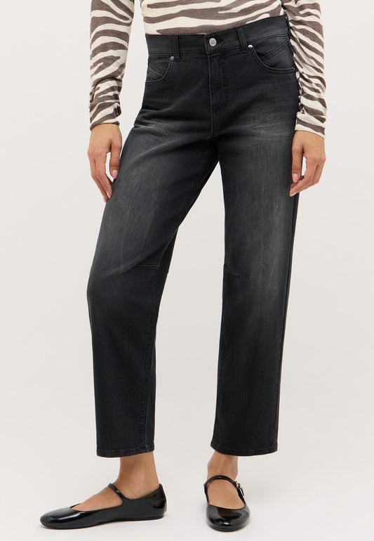 350 EVY - ANGELS Jeans Barrel leg - 1158 anthracite used