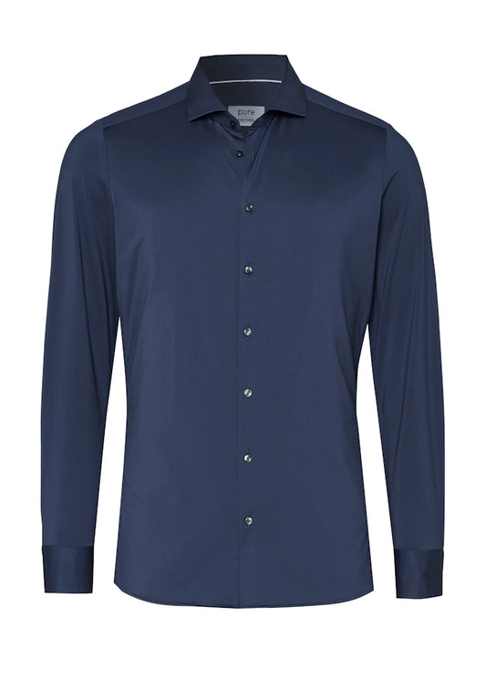 E31300-21750 PURE- Functional Shirt 124 uni dunkelblau