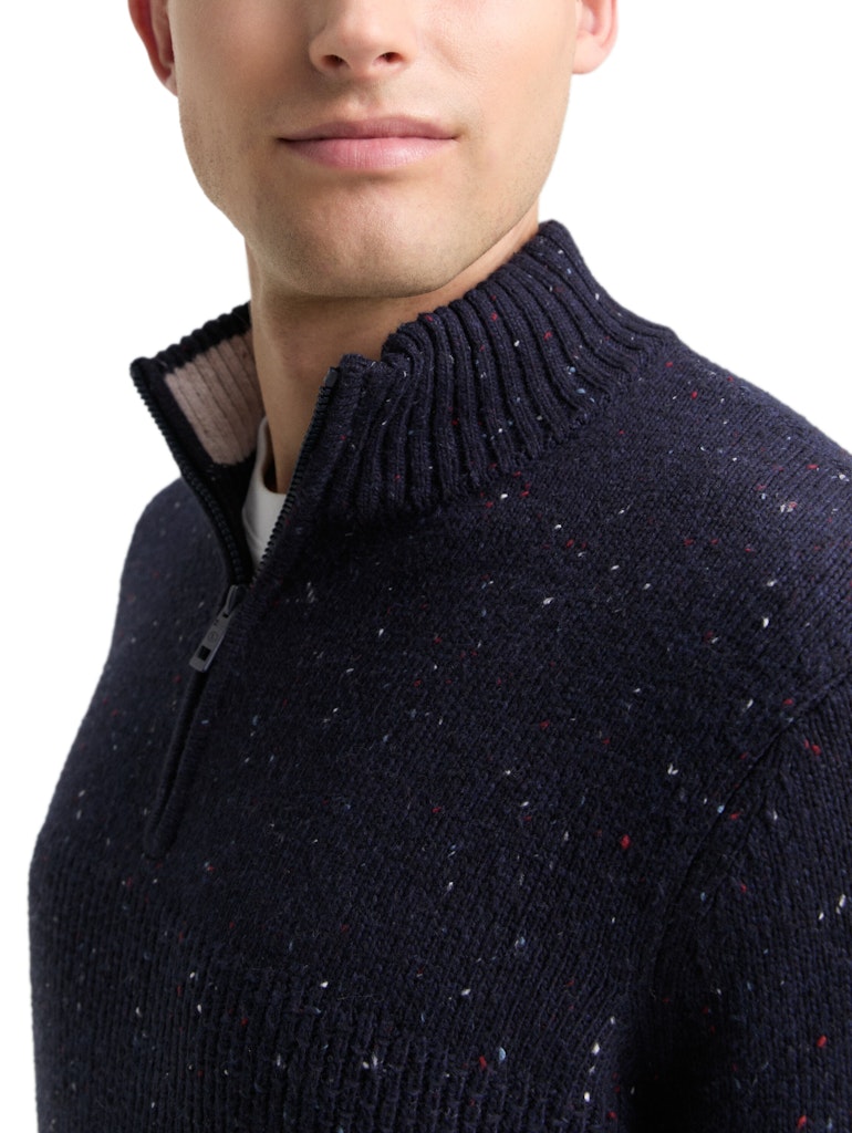 1048713 TOM TAILOR men - Strickpullover 36942 dunkelblau