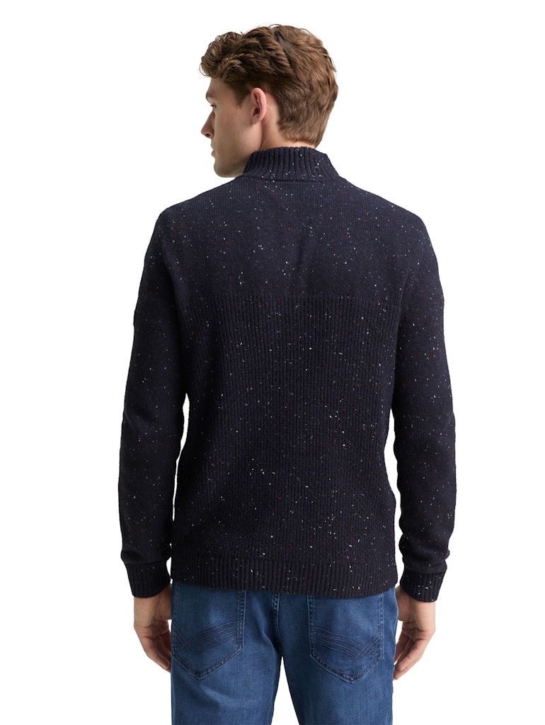 1048713 TOM TAILOR men - Strickpullover 36942 dunkelblau