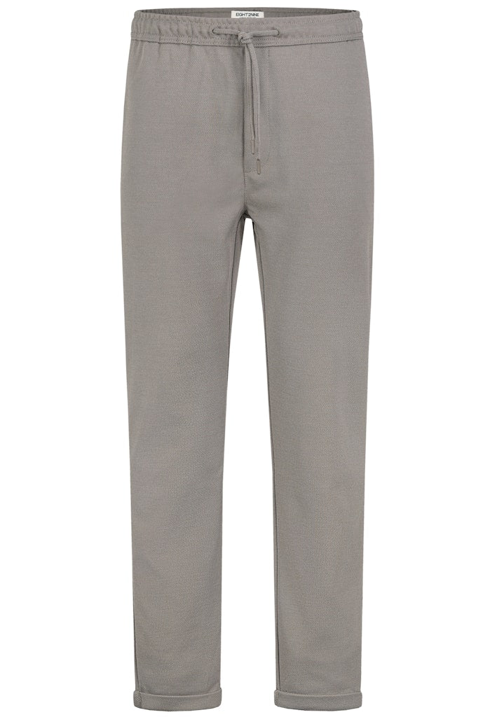 H16106M62441C4 AUTHENTIC STYLE men - Casual Trouser 21200 taupe melange