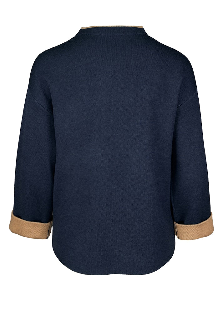 68035 BIANCA - Pullover NOVIS 484 deep sea