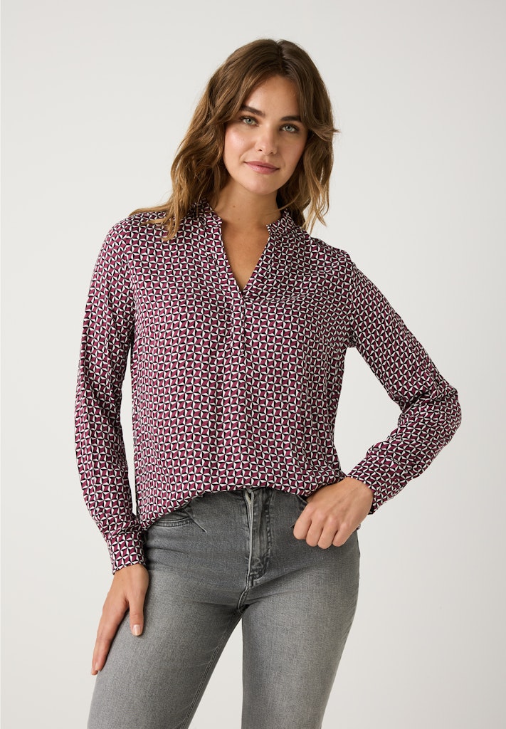 51922477 MORE&MORE - Printed Blouse 3564 graphical print