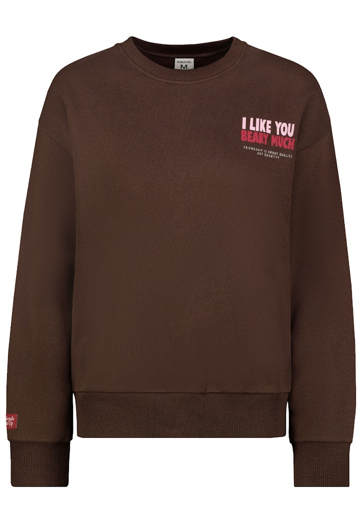 D10608BC02568J AUTHENTIC STYLE wmn -  Sweat 21400 hazel brown