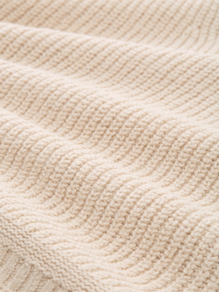 1049136 TOM TAILOR wmn - Pullunder mit V-Ausschnitt 36844 sand stone beige melange