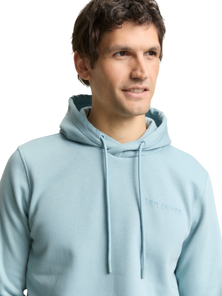 1048635 TOM TAILOR men - Hoodie 30838 tourmaline