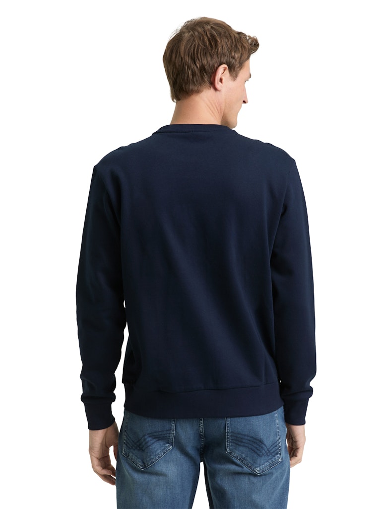 1048603 TOM TAILOR men - Basic Sweater 10668 navy