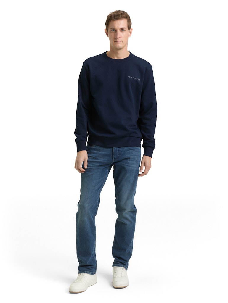 1048603 TOM TAILOR men - Basic Sweater 10668 navy