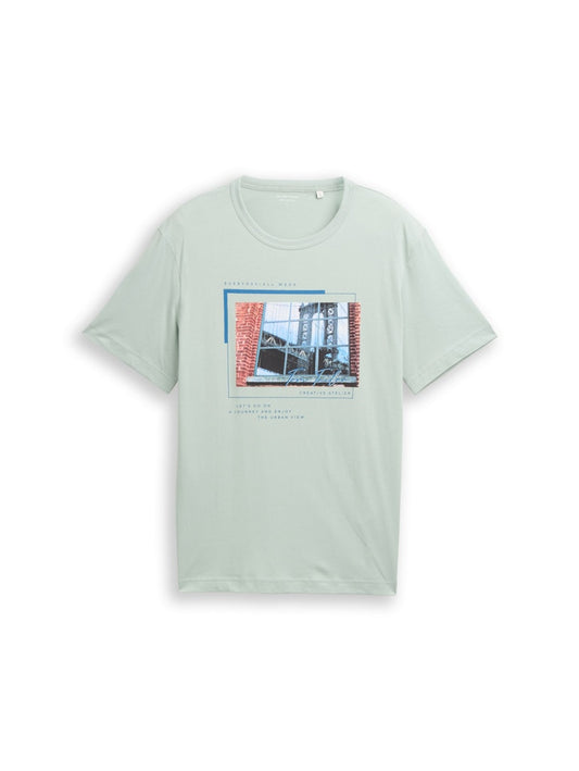 1050137 TOM TAILOR T-Shirt men 12792 green