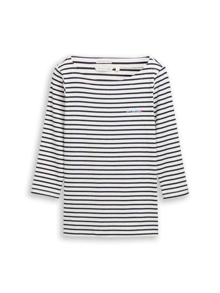 1050415 - TOM TAILOR wmn Shirt 39840 navy stripe