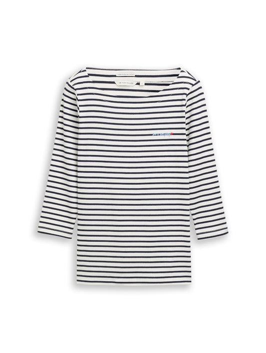 1050415 - TOM TAILOR wmn Shirt 39840 navy stripe