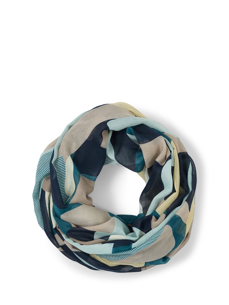 1049643 TOM TAILOR wmn - Loop 39722 abstract stripe print