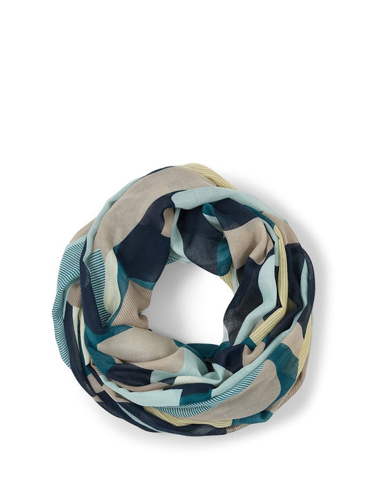 1049643 TOM TAILOR wmn - Loop 39722 abstract stripe print