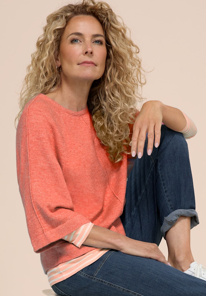 78033 BIANCA - Pullover RABEA 397 tulip melange