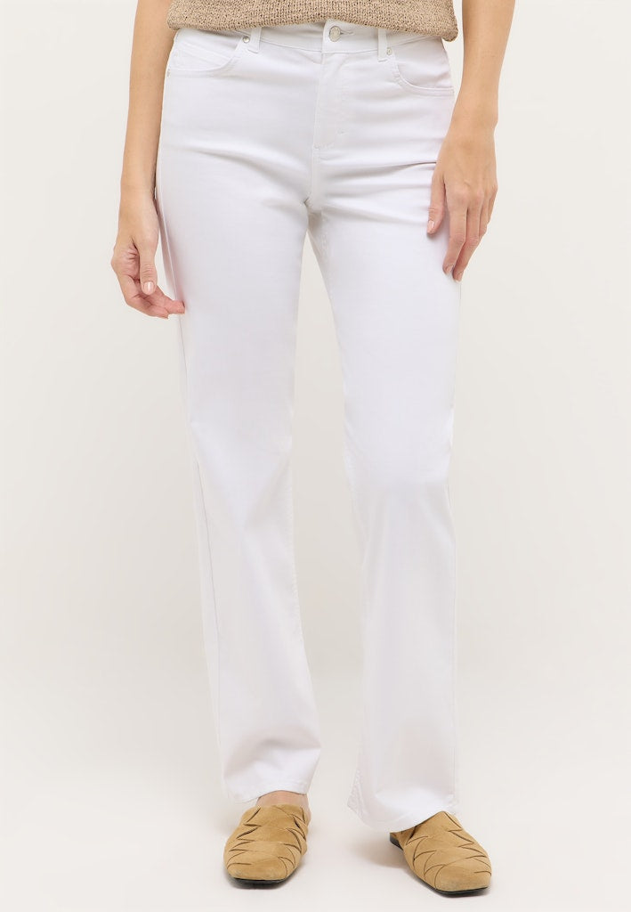 332 LARA - ANGELS Jeans wide leg 70 weiß
