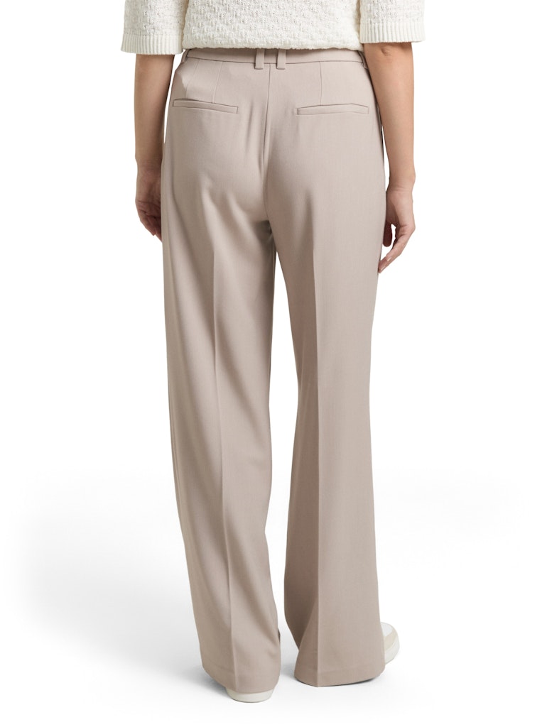 1048856 TOM TAILOR wmn - LEA wide leg 39348 cream beige