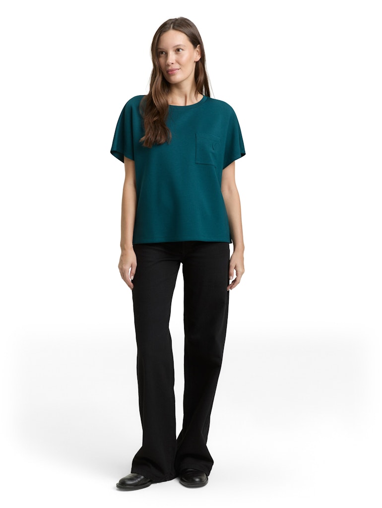 1050844 TOM TAILOR wmn - T-Shirt 12818 dark green